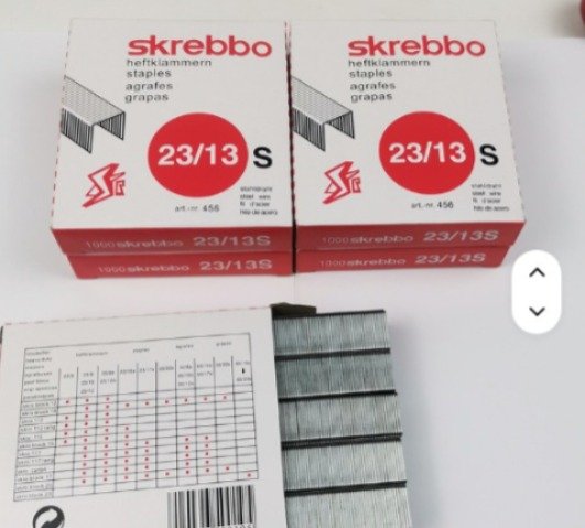 دبابيس دباسة 23/13 Stapler pins #31114