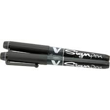 قلم توقيع اسود بايلوت Pilot Black Signature Pen