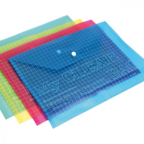 ملف طقاق A4 transparent file