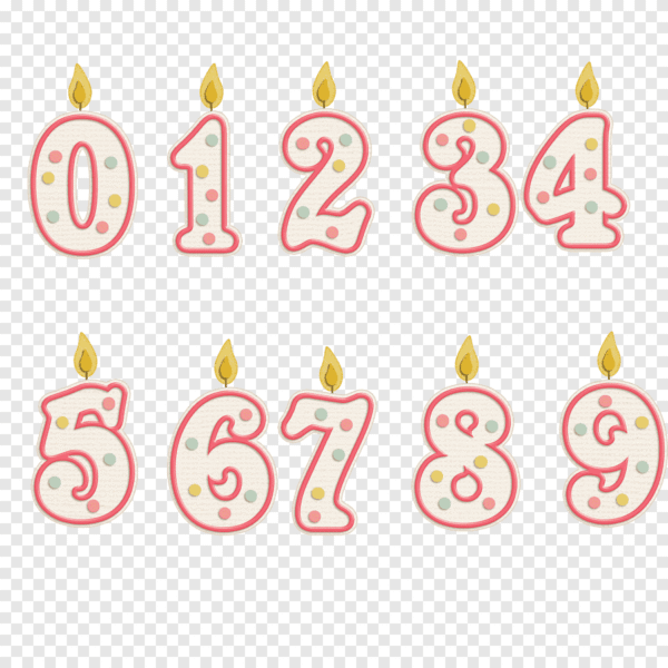 أرقام أعياد الميلاد Christmas numbers #41776