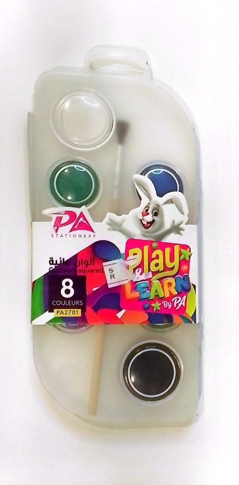 اللوان مائيه اقراص 8لون #30761