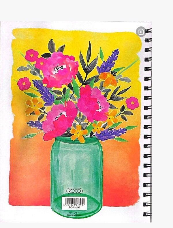 دفتر انجليزي روكو 100 غلاف مقوى Roco English Notebook 100 pages, hard cover