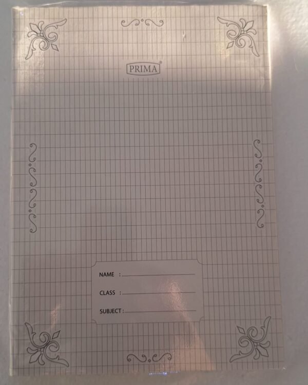 دفتر 80 أنجليزى مجلد بريما 80 English notebook, Prima A5 binding