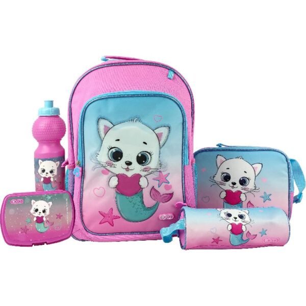 Roco Cat Mermaid 5-in-1 Value Set Backpack with Accessor