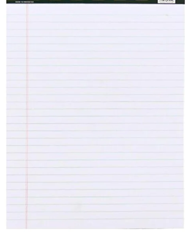 دفتر مذكرات a4 ابيض بريما legal pad