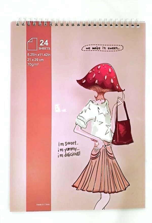 Hat Girl Sketchbook كراسة رسم بنت قبعة