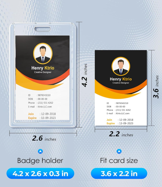 حامل بطاقة طولى Long card holder #3539