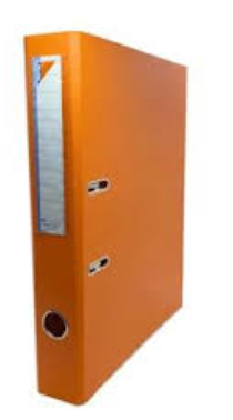 ملف افرنجي برتقالي 1 انش Orange 1-inch French file