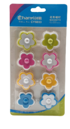 مغناطيس سبورة وردةWhiteboard magnets