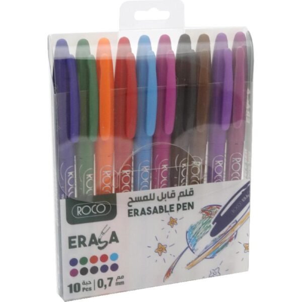 طقم اقلام ماسح روكو 10 قلم Write and erase pen set
