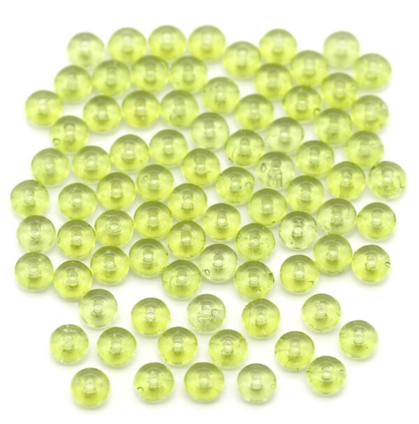 خرز اخضر فاتح وسط