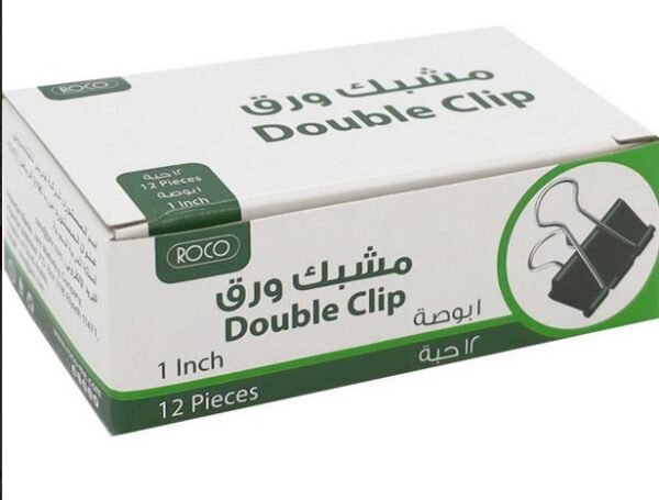 مشبك ورق روكو أسود 1 أنش Roco Black 1 Inch Paper Clip 510