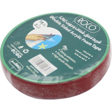 شريط لاصق شفاف وجهين 2 ياردة 2 yards clear double-sided tape