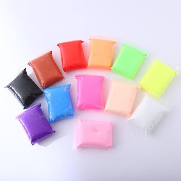 صلصال فوم 12 لون مع أدوات  12-color foam clay with tools