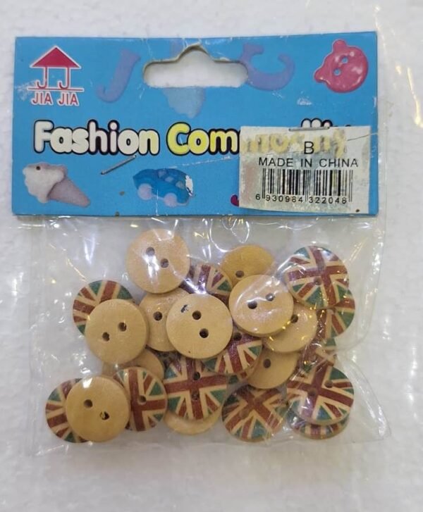 أعمال فنية أزرار ملونة Colorful button artwork