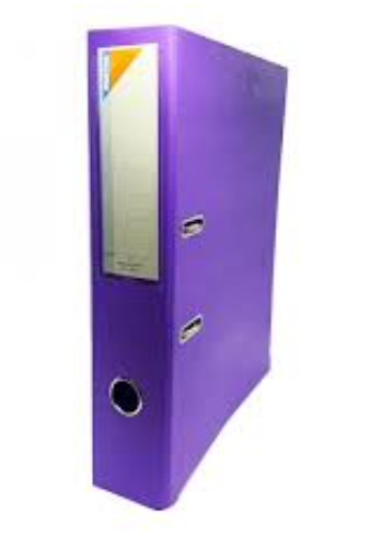 ملف افرتجي 2 انش بنفسجي2-inch purple horizontal file